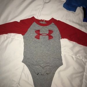 3/6 month under armour onesie